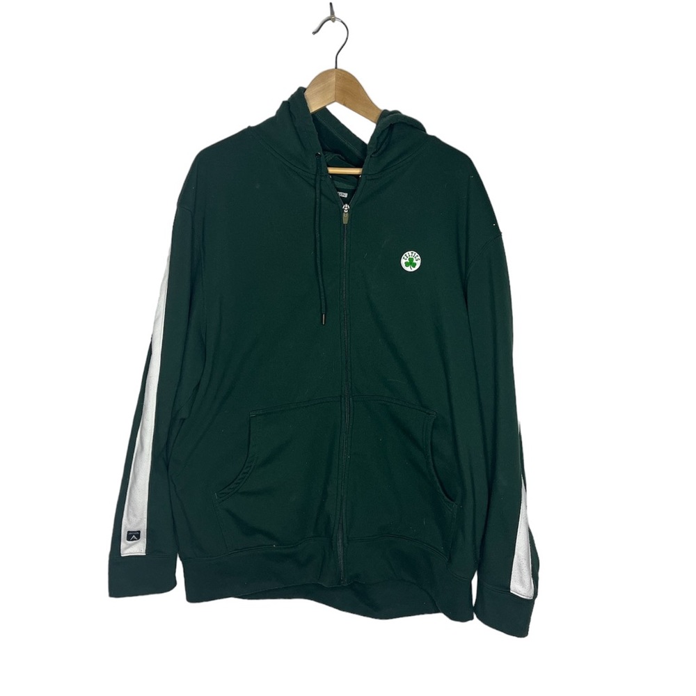 VINTAGE Celtics Zip Up Sweater XL
